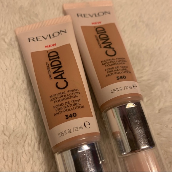 Lot Of 2 Revlon Photoready Candid Natural Finish Foundation 340 True Beige New - Picture 3 of 5